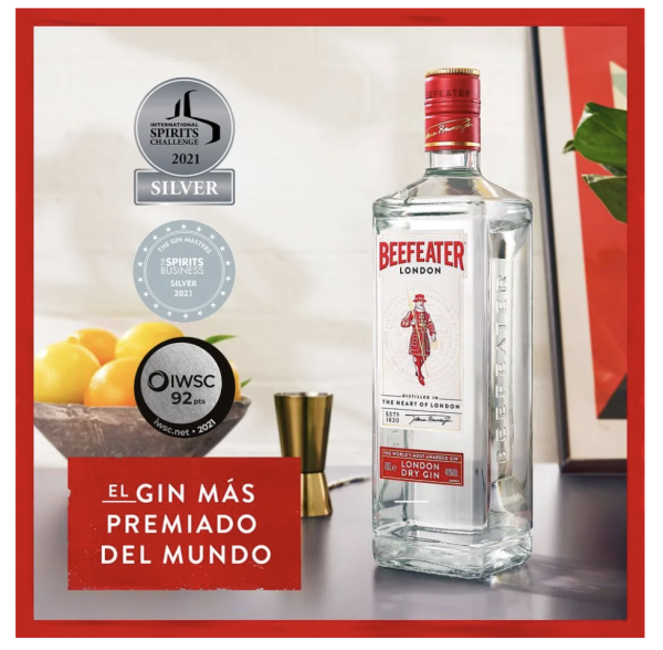 Gin Beefeater 40º 700cc - Imagen 3